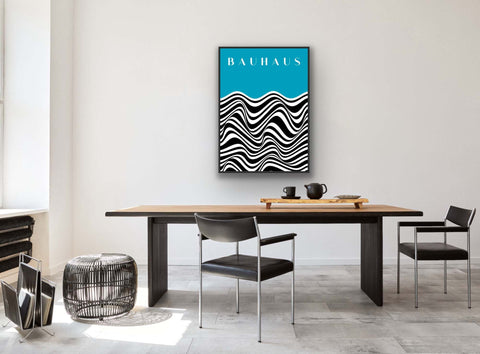 "Blue Echo" Framed poster