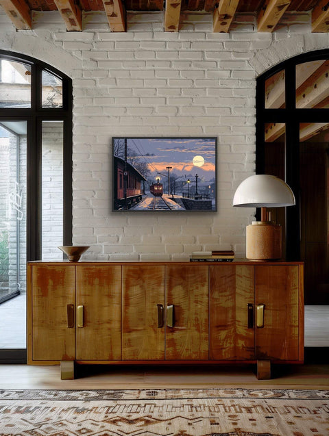 "Twilight Forms" Framed matte paper poster