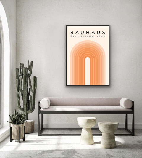 "Bauhaus modern" Framed poster