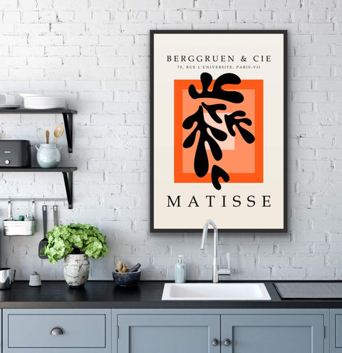 “Matisse at Berggruen” – A Bold Ode to Modernism - framed poster 24 x36"