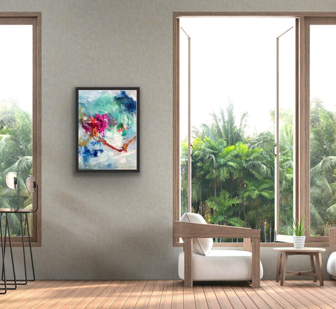 "Unfolding existence" by CMGregory 16x20"  on Hahnemühle paper - box frame