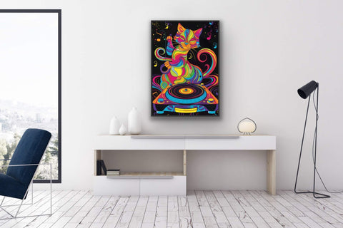 "Chromatic Symphony" Framed poster