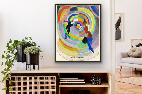 "Joyful Collage" Framed photo paper poster