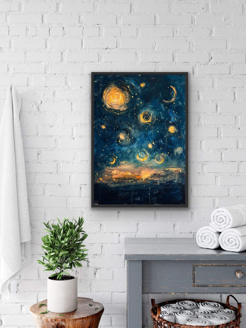 "Scarlet Dreams" Framed matte paper poster