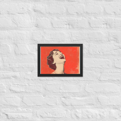 "Timeless Muse" framed poster