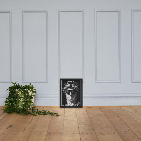 "Whispers in Stone" Framed poster