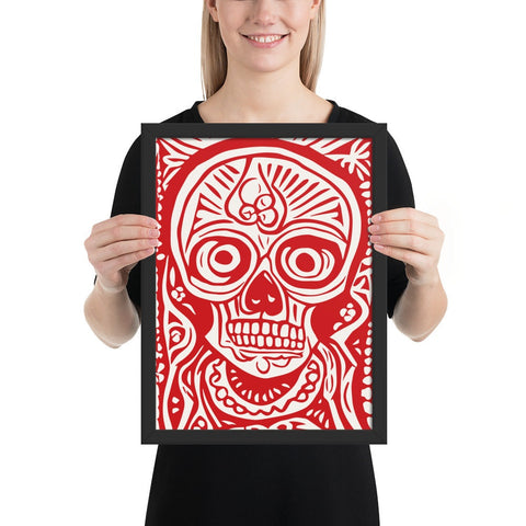 " Skulls" Framed poster
