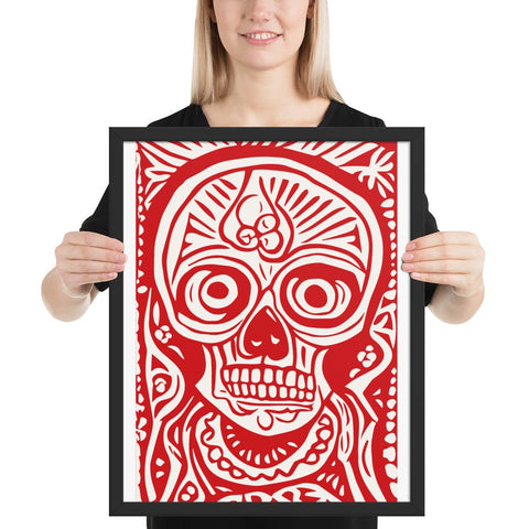 " Skulls" Framed poster
