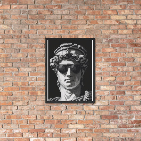 "Whispers in Stone" Framed poster