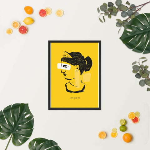 "Antique Reverie" – Elegantly Framed Art Print