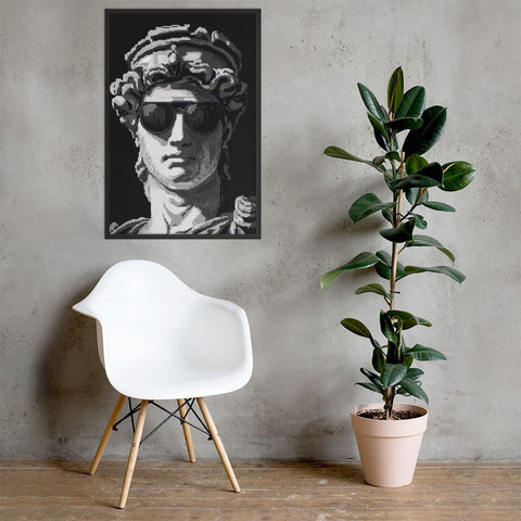 "Whispers in Stone" Framed poster