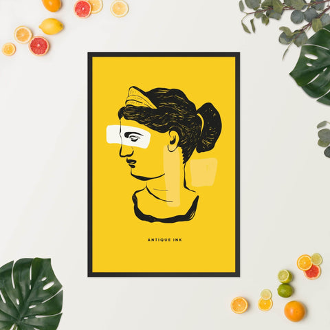 "Antique Reverie" – Elegantly Framed Art Print