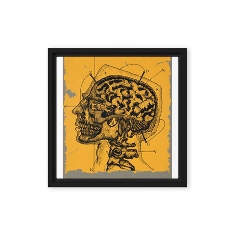 "Brain waves" Framed canvas