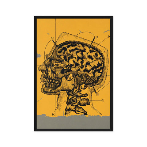 "Brain waves" Framed canvas