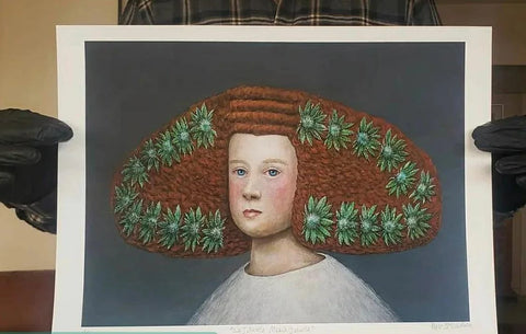 Pablo Etchepare Maria Juanita Art Print - 40x50cm 16x20" Artwork Hahnemühle - Paper Print ONLY version
