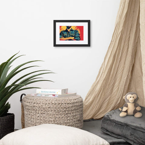 "Tranquil Dwelling" framed poster